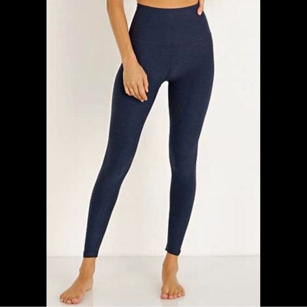 Beyond Yoga Women’s XS Navy Blue Yoga Leggings Workout Pants Skinny High Waist
